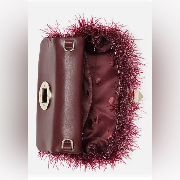 Kate Spade ♠️ Natalia Crossbody Bag. Color: Cherry Blossom - Picture 6 of 9